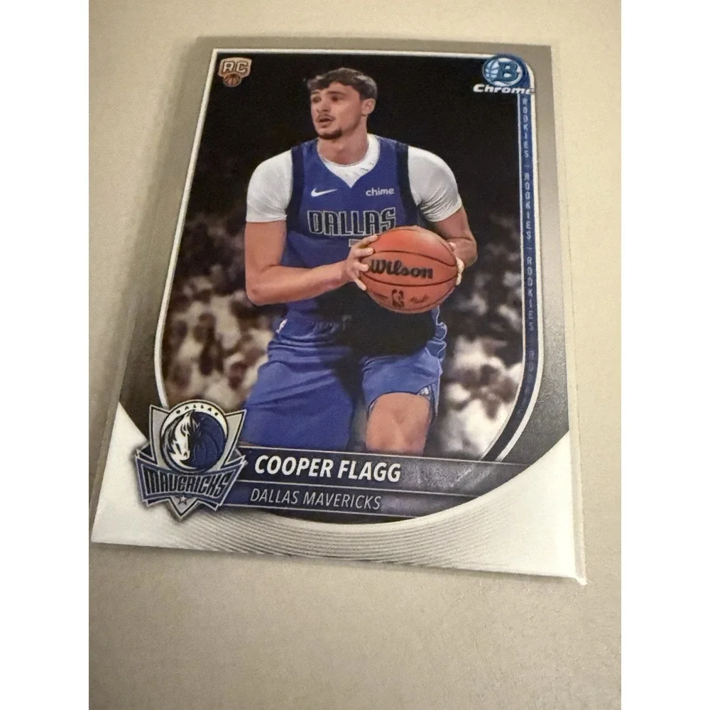 2025-26 Bowman Chrome Cooper Flagg Rookie RC #BCV-1 Dallas Mavericks